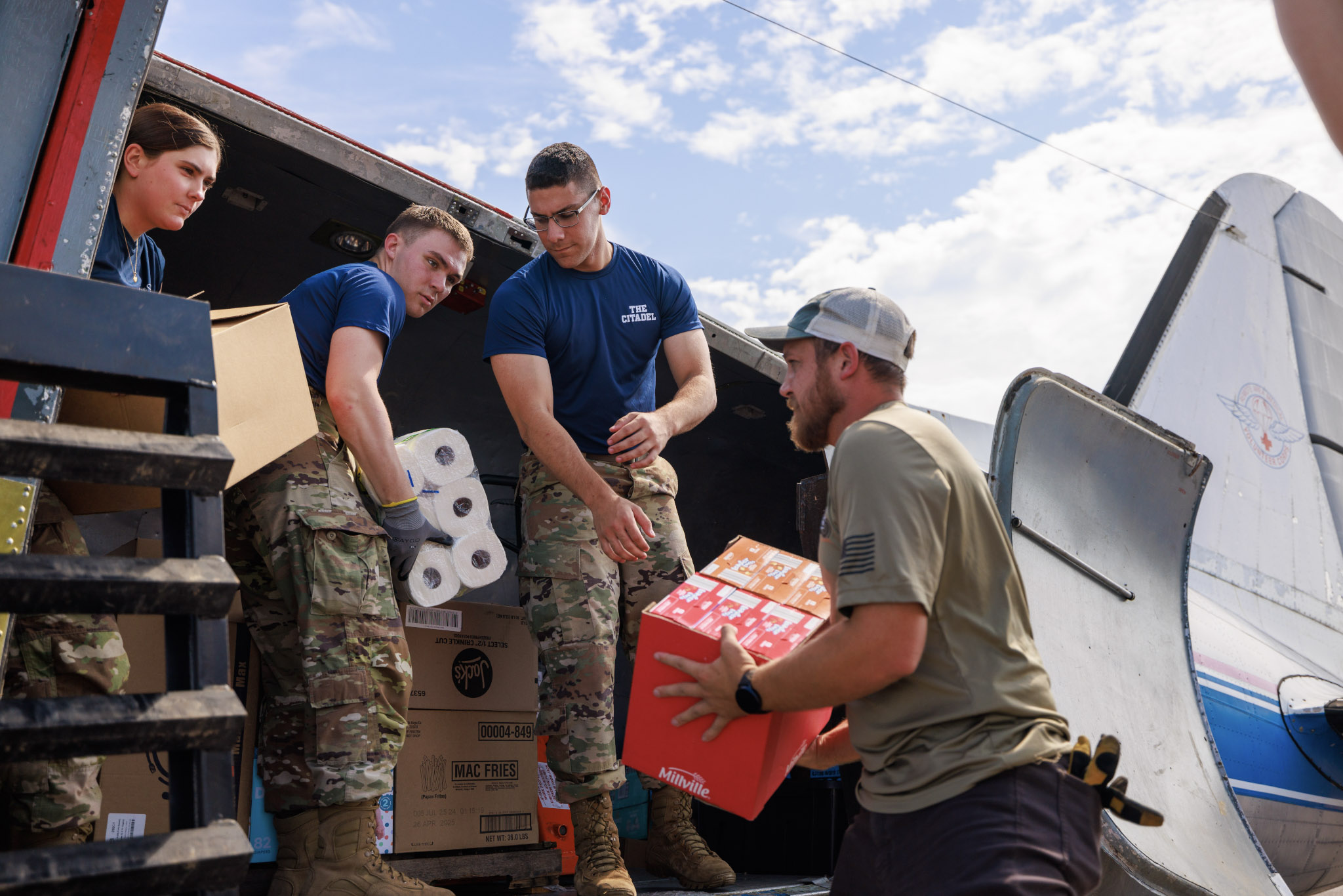 BCM Students from The Citadel and College of Charleston Aiding in Recovery After Hurricane Helene